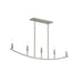 Myhouse Lighting Progress Lighting - P400461-009 - Five Light Linear Chandelier - Jheni - Brushed Nickel