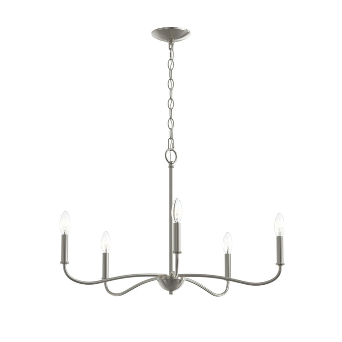 Myhouse Lighting Progress Lighting - P400462-009 - Five Light Chandelier - Ilia - Brushed Nickel
