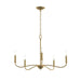 Myhouse Lighting Progress Lighting - P400462-191 - Five Light Chandelier - Ilia - Brushed Gold