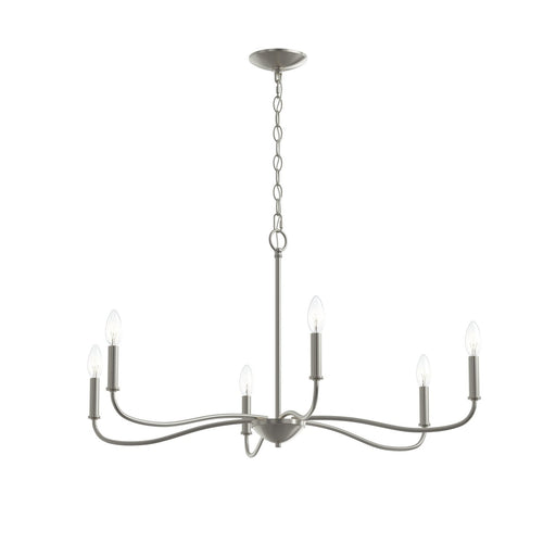 Myhouse Lighting Progress Lighting - P400463-009 - Six Light Chandelier - Ilia - Brushed Nickel