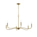 Myhouse Lighting Progress Lighting - P400463-191 - Six Light Chandelier - Ilia - Brushed Gold