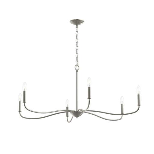 Myhouse Lighting Progress Lighting - P400464-009 - Six Light Chandelier - Ilia - Brushed Nickel