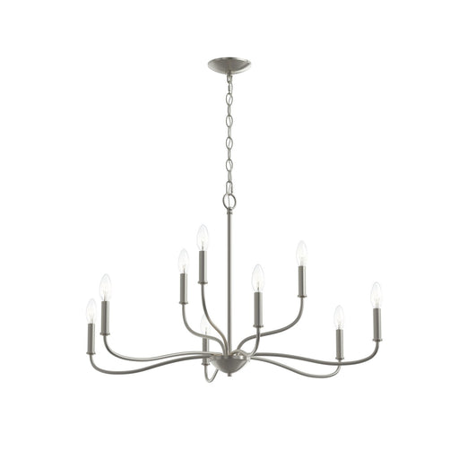 Myhouse Lighting Progress Lighting - P400465-009 - Nine Light Chandelier - Ilia - Brushed Nickel