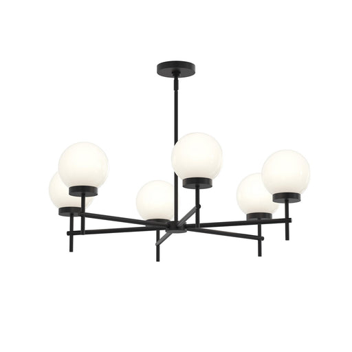 Myhouse Lighting Progress Lighting - P400469-31M - Six Light Chandelier - Rigsby - Matte Black