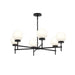 Myhouse Lighting Progress Lighting - P400469-31M - Six Light Chandelier - Rigsby - Matte Black