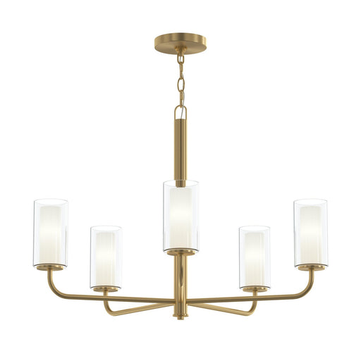 Myhouse Lighting Progress Lighting - P400475-191 - Five Light Chandelier - Mack - Brushed Gold