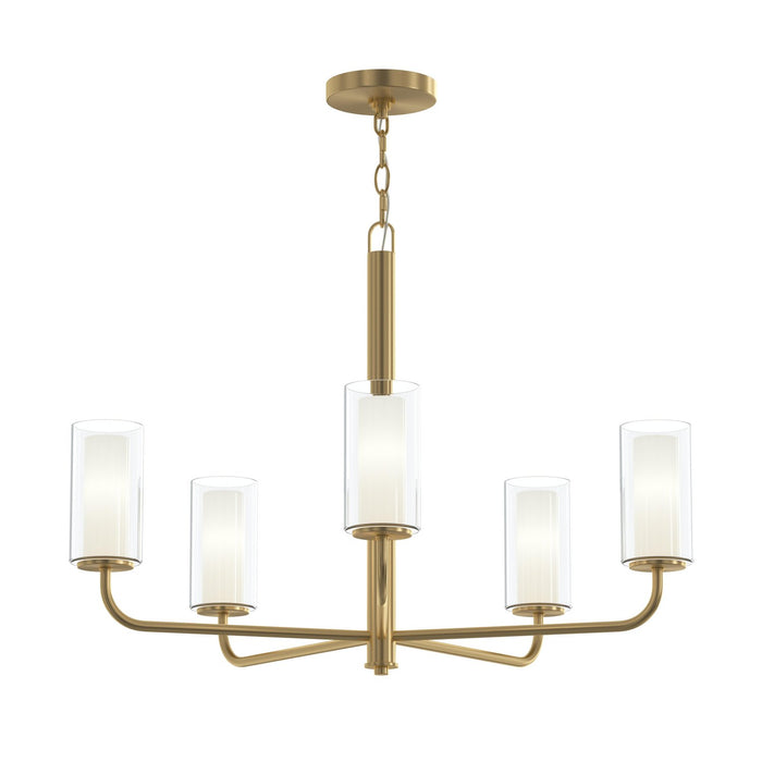 Myhouse Lighting Progress Lighting - P400475-191 - Five Light Chandelier - Mack - Brushed Gold