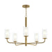 Myhouse Lighting Progress Lighting - P400475-191 - Five Light Chandelier - Mack - Brushed Gold
