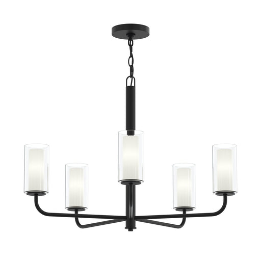 Myhouse Lighting Progress Lighting - P400475-31M - Five Light Chandelier - Mack - Matte Black