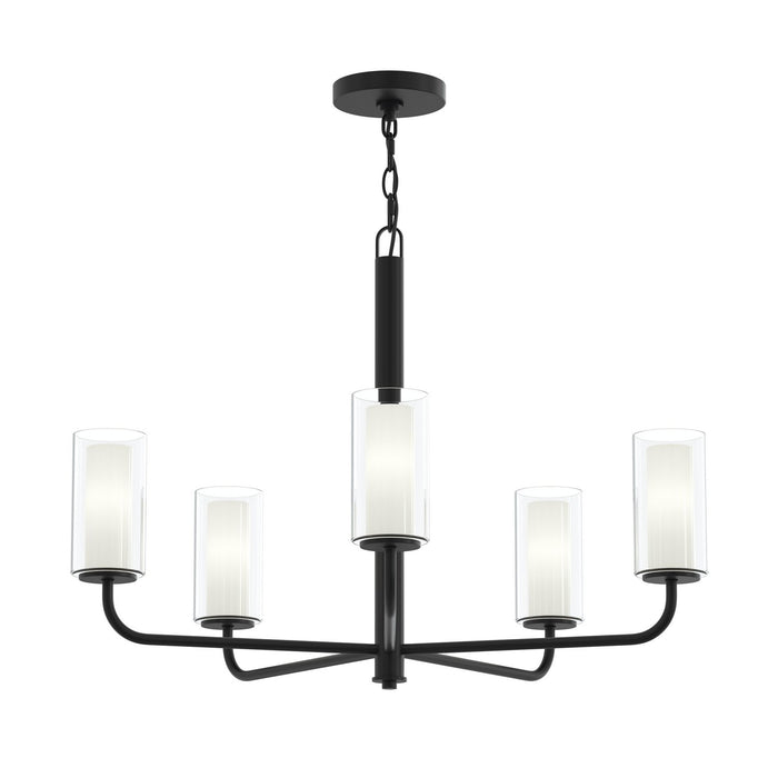 Myhouse Lighting Progress Lighting - P400475-31M - Five Light Chandelier - Mack - Matte Black