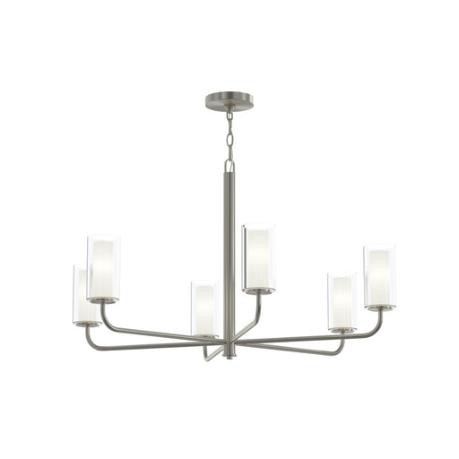 Myhouse Lighting Progress Lighting - P400477-009 - Six Light Chandelier - Mack - Brushed Nickel