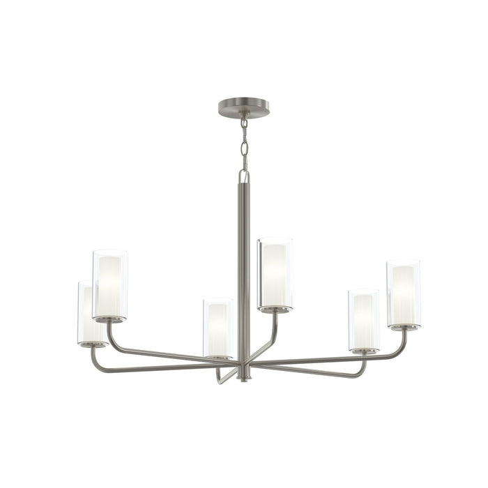 Myhouse Lighting Progress Lighting - P400477-009 - Six Light Chandelier - Mack - Brushed Nickel