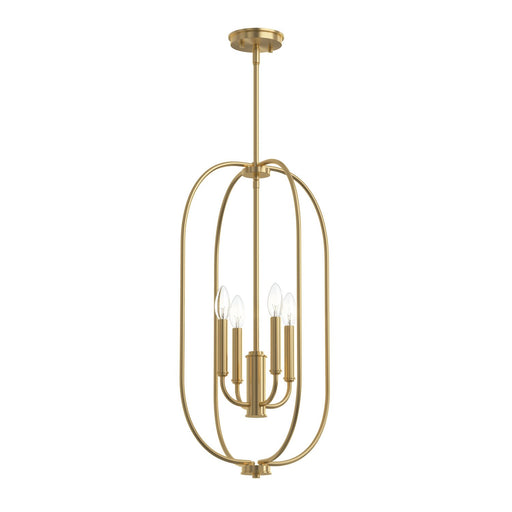 Myhouse Lighting Progress Lighting - P500510-191 - Four Light Foyer Pendant - Reines - Brushed Gold