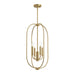 Myhouse Lighting Progress Lighting - P500510-191 - Four Light Foyer Pendant - Reines - Brushed Gold