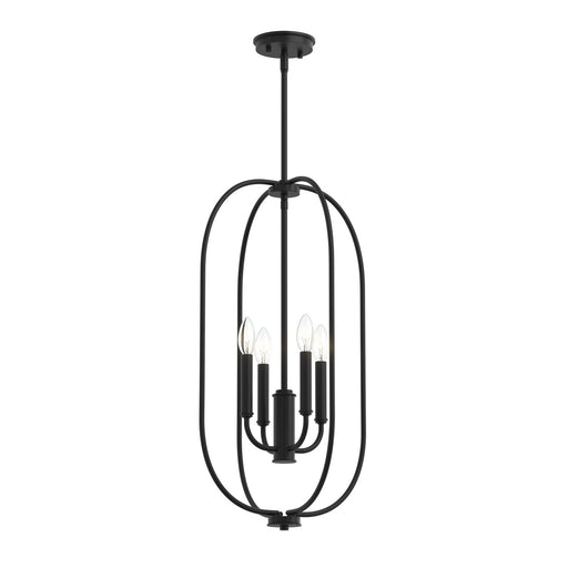 Myhouse Lighting Progress Lighting - P500510-31M - Four Light Foyer Pendant - Reines - Matte Black