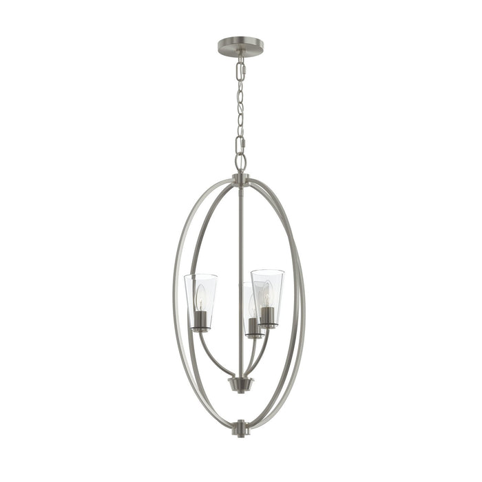 Myhouse Lighting Progress Lighting - P500512-009 - Three Light Foyer Pendant - Jheni - Brushed Nickel