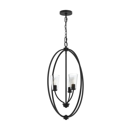 Myhouse Lighting Progress Lighting - P500512-31M - Three Light Foyer Pendant - Jheni - Matte Black