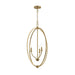 Myhouse Lighting Progress Lighting - P500513-191 - Three Light Foyer Pendant - Jheni - Brushed Gold