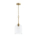 Myhouse Lighting Progress Lighting - P500514-191 - One Light Pendant - Ilia - Brushed Gold