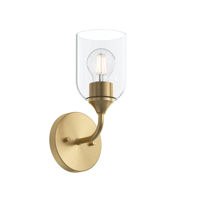 Myhouse Lighting Progress Lighting - P710155-191 - One Light Wall Sconce - Ilia - Brushed Gold