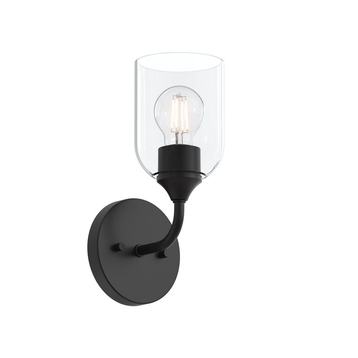 Myhouse Lighting Progress Lighting - P710155-31M - One Light Wall Sconce - Ilia - Matte Black