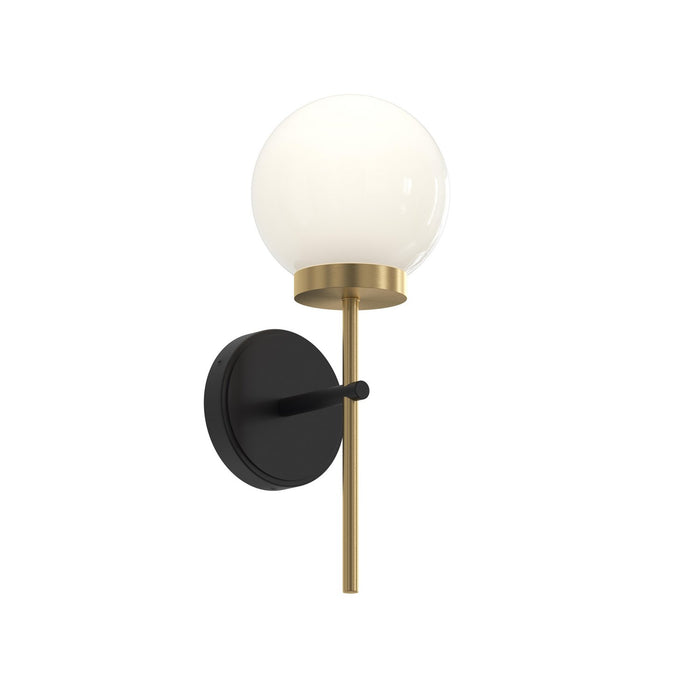 Myhouse Lighting Progress Lighting - P710157-319 - One Light Wall Sconce - Rigsby - Matte Black and Brushed Gold