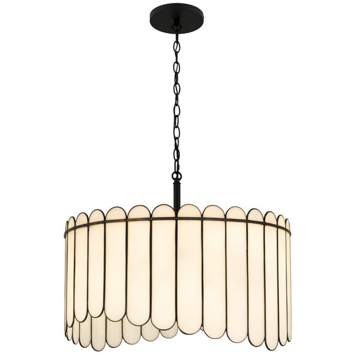 Myhouse Lighting Quoizel - ANN2824MBK - Four Light Pendant - Annabelle - Matte Black