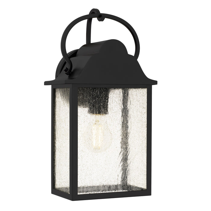 Myhouse Lighting Quoizel - DAM8307MBK - One Light Outdoor Wall Lantern - Damian - Matte Black