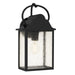 Myhouse Lighting Quoizel - DAM8307MBK - One Light Outdoor Wall Lantern - Damian - Matte Black
