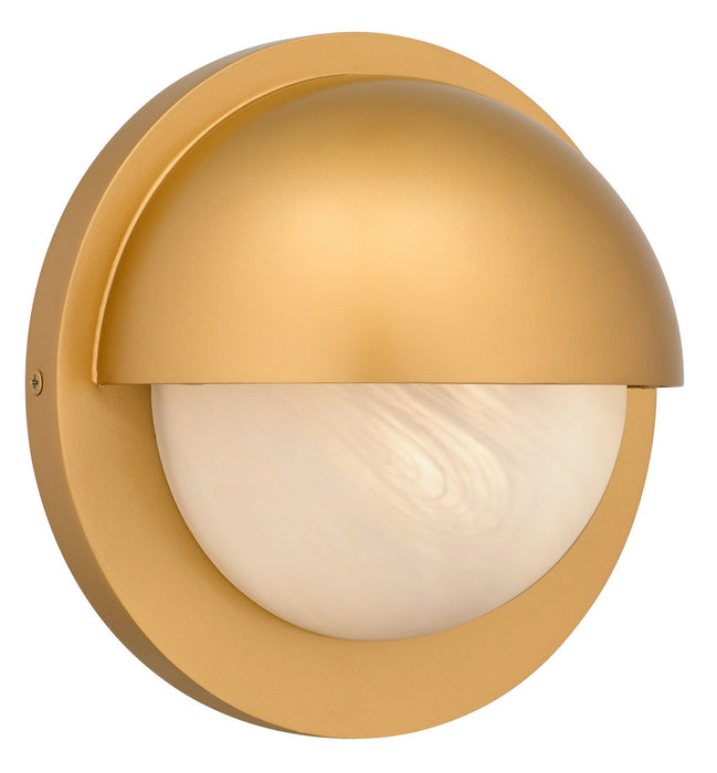 Myhouse Lighting Quoizel - HARL8408NWS - LED Outdoor Wall Lantern - Harlowe - Nouveau Painted Weathered Brass