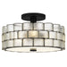 Myhouse Lighting Quoizel - RORY1716MBK - Three Light Semi-Flush Mount - Rory - Matte Black