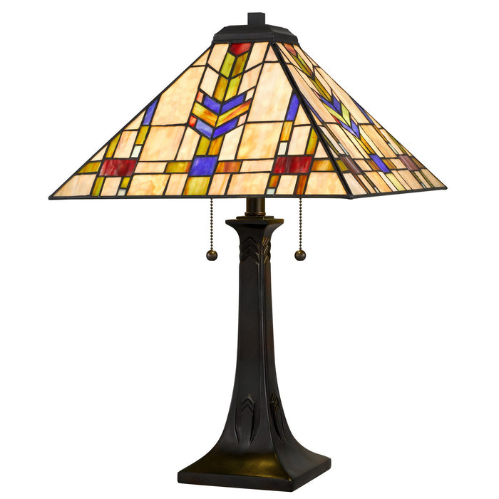 Myhouse Lighting Quoizel - TF6821VA - Two Light Table Lamp - Draxen - Valiant Bronze