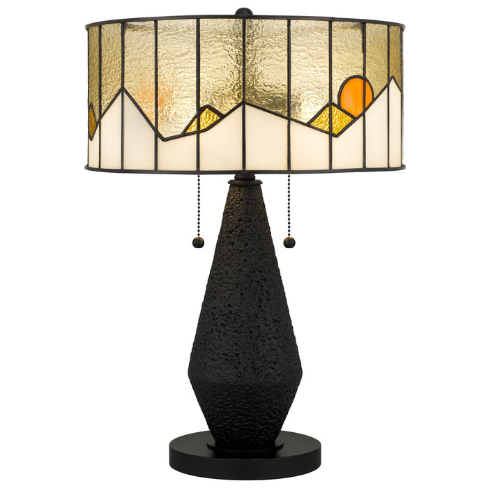 Myhouse Lighting Quoizel - TF6831MBK - Two Light Table Lamp - Blackwood - Matte Black