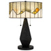 Myhouse Lighting Quoizel - TF6831MBK - Two Light Table Lamp - Blackwood - Matte Black