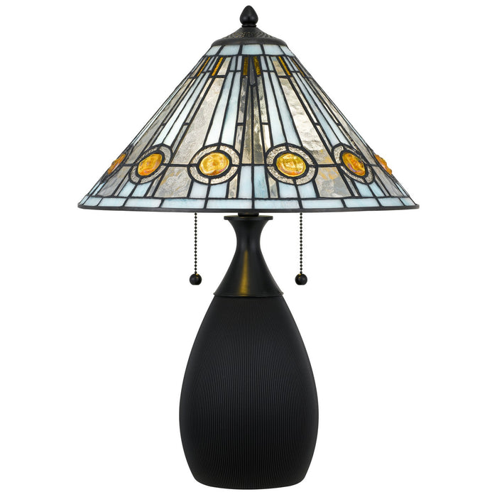 Myhouse Lighting Quoizel - TF6840MBK - Two Light Table Lamp - Ayla - Matte Black