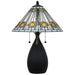 Myhouse Lighting Quoizel - TF6840MBK - Two Light Table Lamp - Ayla - Matte Black