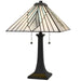 Myhouse Lighting Quoizel - TFDV6323MBK - Two Light Table Lamp - Duvane - Matte Black