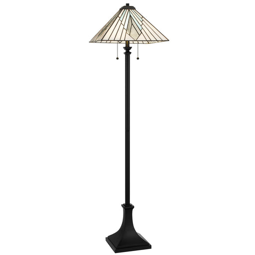 Myhouse Lighting Quoizel - TFDV9363MBK - Two Light Floor Lamp - Duvane - Matte Black