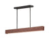 Myhouse Lighting ET2 - E26266-RLGM - LED Linear Pendant - Lintel - Rosso Laterite / Gunmetal