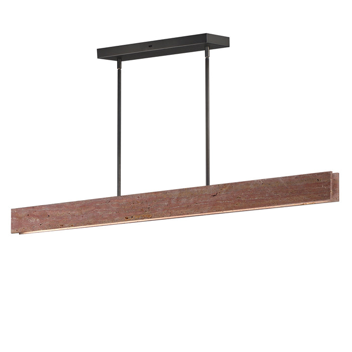 Myhouse Lighting ET2 - E26268-RLGM - LED Linear Pendant - Lintel - Rosso Laterite / Gunmetal