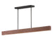 Myhouse Lighting ET2 - E26268-RLGM - LED Linear Pendant - Lintel - Rosso Laterite / Gunmetal
