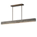Myhouse Lighting ET2 - E26268-TTVBZ - LED Linear Pendant - Lintel - Titanium Travertine / Bronze