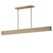 Myhouse Lighting ET2 - E26268-TVNAB - LED Linear Pendant - Lintel - Travertine / Natural Aged Brass