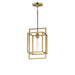 Myhouse Lighting Maxim - 10411NAB - One Light Pendant - Gridline - Natural Aged Brass