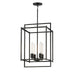 Myhouse Lighting Maxim - 10412BK - Four Light Pendant - Gridline - Black