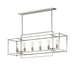 Myhouse Lighting Maxim - 10416SN - Six Light Linear Pendant - Gridline - Satin Nickel