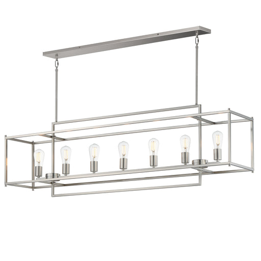 Myhouse Lighting Maxim - 10417SN - Seven Light Linear Pendant - Gridline - Satin Nickel