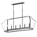 Myhouse Lighting Maxim - 10427BK - Six Light Linear Pendant - Arden - Black