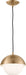 Myhouse Lighting Visual Comfort Studio - DJP1021SB - One Light Pendant - Hyde - Satin Brass