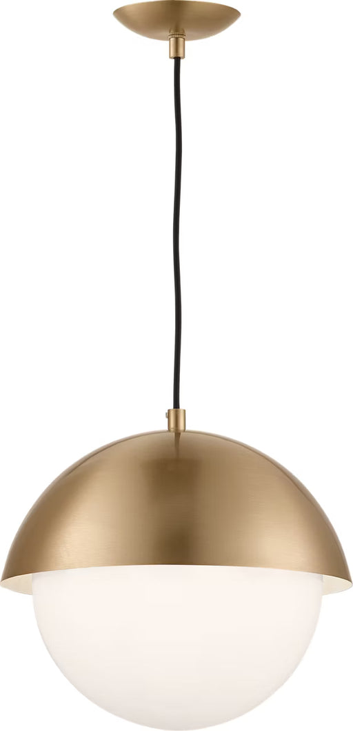 Myhouse Lighting Visual Comfort Studio - DJP1031SB - One Light Pendant - Hyde - Satin Brass
